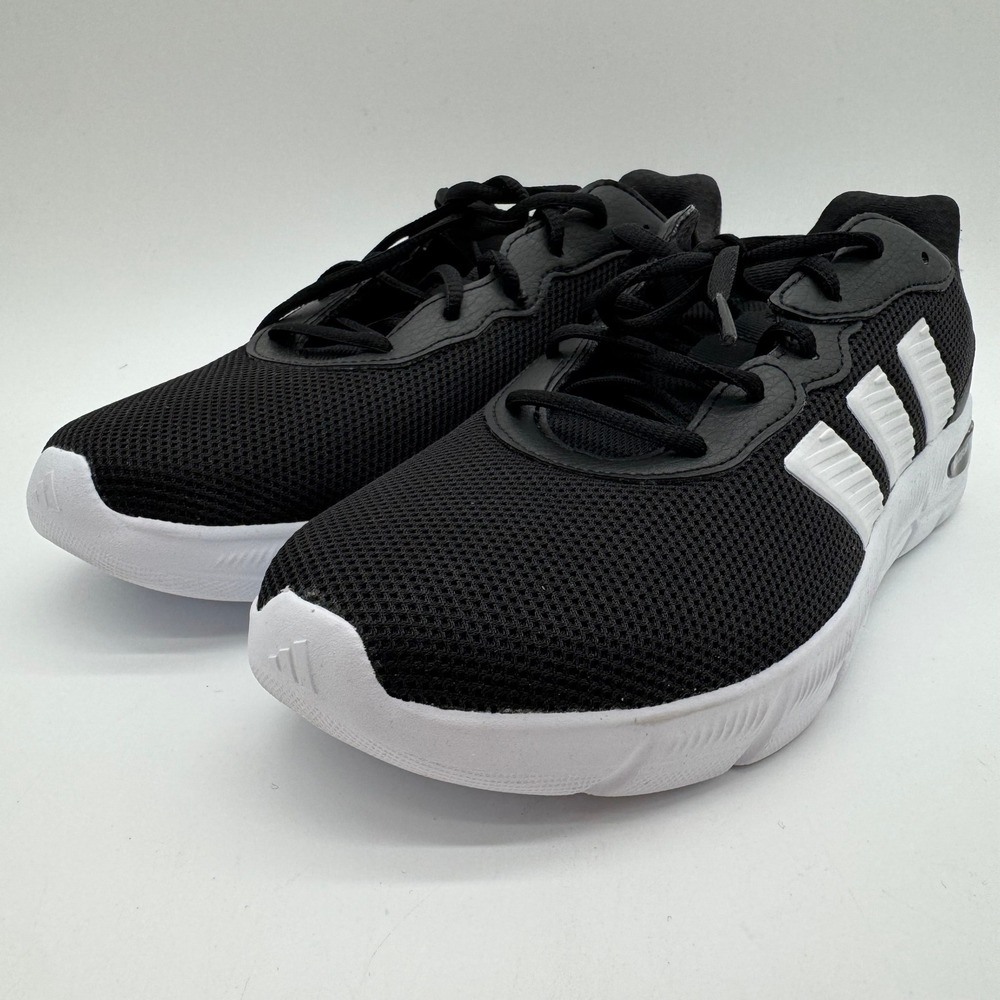 Adidas Cloudfoam Flex Lace Black White Running Shoes Men's‎ Size 8.5 HQ4854 NIB
